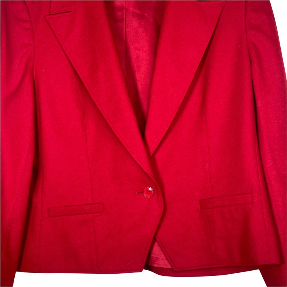 Pendleton Red Small Wool Blazer - image 7
